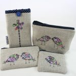 Irish Linen Zip Purse - Image 2