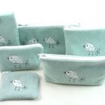 Duck Egg Pure Wool/Silk Pouch (medium) - Image 3