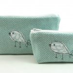 Duck Egg Pure Wool/Silk Pouch (medium) - Image 2