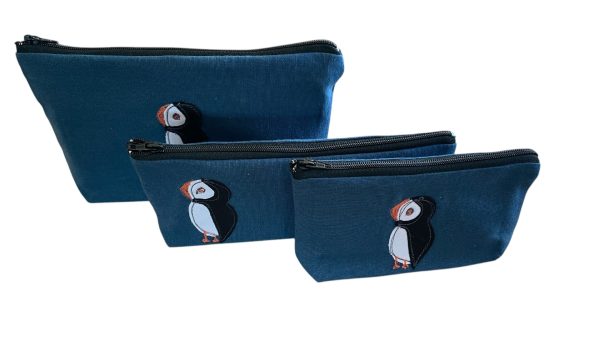 Puffin pouches and purses.